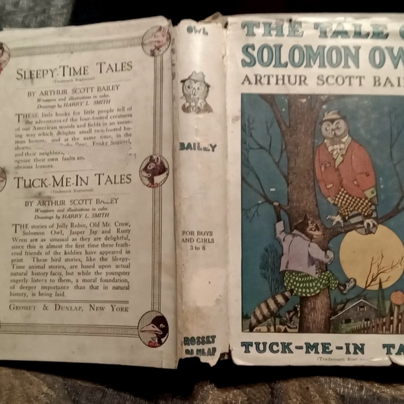 THE TALE OF SOLOMON OWL BY ARTHUR SCOTT BAILEY - Picture 3 of 4
